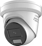 DS-2CD2387G2H-LISU/SL 2.8mm 8MP Smart Hybrid Light with Color-Vu Turret PoE IP Camera, Strobe Light&Audible Warning, VCA, Human/Vehicle Detection, H.265+, Two-Way Audio, IP67, Compatible for Hikvision
