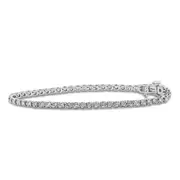 Tennis Bracelet with 1.50ct of Diamonds in 9kt White Gold