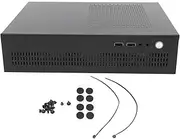 Small ITX PC Case Steel Support SSD 50mm CPU Cooler Compact Computer Case with USB 2.0 Interface for Gaming Computer