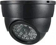 XYWHPGV Fake Security Camera Dummy Dome CCTV with Blinking Red LED Warning Light for Home Outdoor Indoor Black(32c06 13429 e66dd 2b71a bea63 b60bc