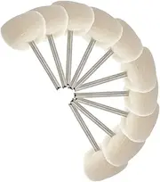 Gatuida 10pcs Wool Polishing Wheels Set for Jewelry Watch Glass Wood Mini Brush Grinding Head