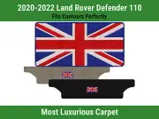 Lloyd Luxe Small Cargo Mat for '20-22 Land Rover Defender 110 w/British Flag (for: Land Rover)