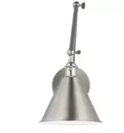 Sea Gull Lighting 4298101-962 Salem 1 Light Double Arm Wall Sconce Brushed