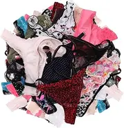 [UWOCEKA] Sexy Thongs for Women,Varity of T-Backs Underwear Pack G Strings Panties