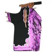 Premium Handtooled Rodeo Chaps for Men - Bronc Riding Show Chaps with Fringes