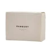 Bambury Temple Organic Cotton Sheet Set - Pebble - Double