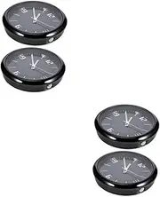 Mobestech 2sets Car Clock Large Wall Clock Led Clock Mini Clock for Desk Clock Mechanisms Clocks Flip Clock Battery Clock Seconds Clock Mechanism Kit Outdoor Wall Clock Car Watch Black