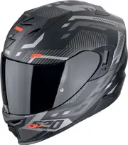 Scorpion EXO-520 Evo Air Ranka, full face helmet , color: Matt Black/Silver/Red/Grey , size: M