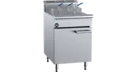 B+S Black Single Pan Turbo Fryer Natural Gas