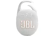 JBL Clip 5 Portable Bluetooth Speaker (White)