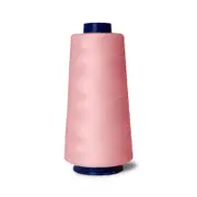1x Pink Sewing Overlocker Thread - 2000m Hemline Polyester Overlocking Spools