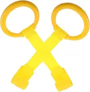 ASAKKURA Baby Walking Assist Tools 2pcs Crib Hanging Pull Rings Toddler Cot Handle Ring Set
