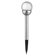 2x Solar Magic CRACKLE BALL PATH LIGHT 8cm 3xMicro LED's, Solar Powered