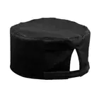 Chef Hat AdjuSize Top Vent Cotton Polyester Fiber Black Chef Cap Supply New
