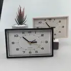 Ultra Quiet Non Ticking Alarm Clock Stylish Home Decor for Bedroom Bedside