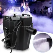 MOKA 3500W Dry Ice Fog Machine with Hose Nozzle Cart Low Lying Fog Ground Smoke