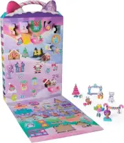 DreamWorks Gabby’s Dollhouse Advent Calendar, 24 Surprise Toys with Figures, Sti