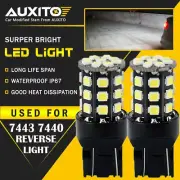 AUXITO 2X W21/5W 580 DRL Sidelight 7443 Super White HID Effect Bulbs Upgrade (for: Renault)