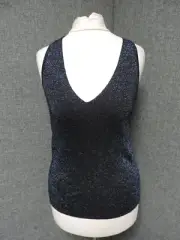 Warehouse Sparkle Cross Back Vest Top UK 12 RRP £32 LN120 MM 14
