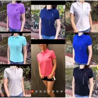 在飛比找蝦皮購物優惠-Ralph Lauren polo 小馬女網眼polo衫 c