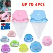 Washing Machine Filter Bag Floating Lint Hair Catcher Mesh Pouch Laundry Tool DX