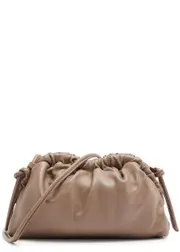 Mansur Gavriel Cloud Mini Leather Clutch - Sand ONE SIZE