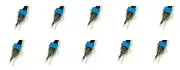 10pcs 3 Position Mini 6-Pin DPDT ON-ON 6A 125VAC Toggle Switches