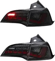 Taillight Tail Light Modified Running Light Brake Reverse Lamp Sequential Turn Signal Car Accessories，Compatible For Tesla Model 3