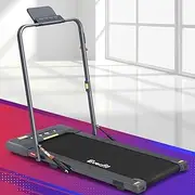 Electric Walking Pad Treadmill Grey 400mm Home Gym Fitness Compact Remote