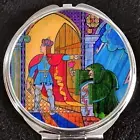 Beauty & the Beast Princess Belle Witch Rose Disney Makeup Compact Mirror Beauty