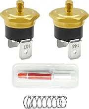107°C & 145°C - Thermostat Replacement Kit Fits For Gaggia Classic Pro,Evolution & Others (Brew & Steam + 9 Bar OPV + Thermal Paste) M4 Thread