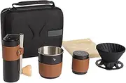Camping Coffee Set,Coffee Camping Kit,Portable Carrying Supplies Kit, For Travel Outdoor Hiking Adventure