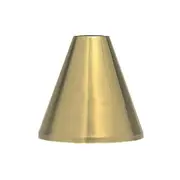 Accessories - Tapered Metal Shade in Brass Superlux Lighting - MST-BB