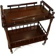 Home Bar Trolley Storage Trolley for Storage Trolley Serving Trolley 2 Tier Island Trolley Kitchen Trolley