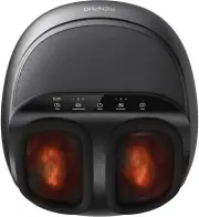 Shiatsu Foot Massager with Heat, Deep Kneading & Air Compression - Black
