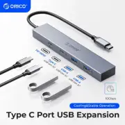 ORICO Type C USB 3.2 10GBPS Hub 4 Ports PD100W SD TF Splitter OTG Adapter