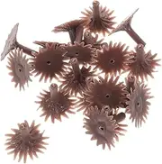 50pcs Plastic Model Tree Base DIY Miniature Tree Feet for Crafting Scenery Building Toys