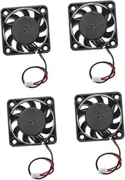 4pieces 12V 2Pin 40mm Mini 4 cm Fan Silent Computer Cooler Cooling Fan PC