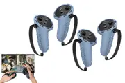 4pcs Controller Grips Protector Cover VR Touch Protector Accessories Compatible with Meta Quest 3-Blue
