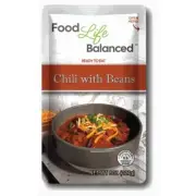 Food Life Balanced, Chili With Beans, Ready To Eat, 15 OZ, (4 x Packs)