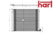 ENGINE CONDENSER AC 616 783 HART I