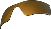 [Boldbright] Replacement Lenses Compatible with Oakley RadarLock Path OO9181 Sunglasses - Bronze Golden
