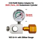 W21.8 Quick Connect adapter refill station for SodaStream Terra Art Cylinder