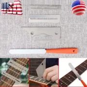 New Guitar Fret Crowning Luthier File Leveling Grinding Tool Kits Guitar Repair