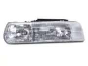 Headlight For 99-02 Chevrolet Silverado 2500 Left Side Bulbs Halogen Clear Lens