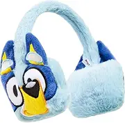 BlueY Girls Fluffy Earmuffs, Winter Ear Warmers - Gifts for Children, blue, One size
