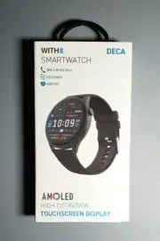 Brand-new Withit Smartwatch Black Touchscreen Display Amoled DECA