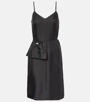 [Prada] Prada Silk twill slip dress AU 12 black