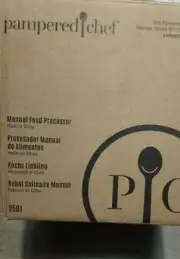 Pampered Chef Manual Food Processor 2581