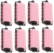 Gatuida 8pcs Sponge Hair Curlers Self Holding Rollers for Effortless Curls Waves Soft Comfortable Hair Styling Tools Salon